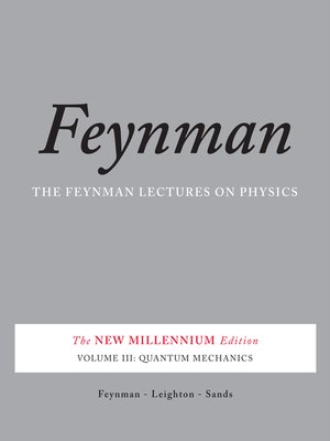 cover image of The Feynman Lectures on Physics, Volume III